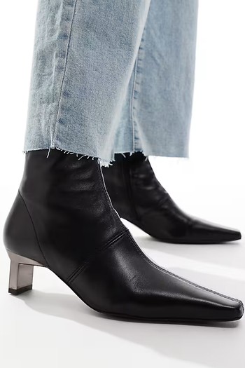 Rise Premium Leather Boots from ASOS