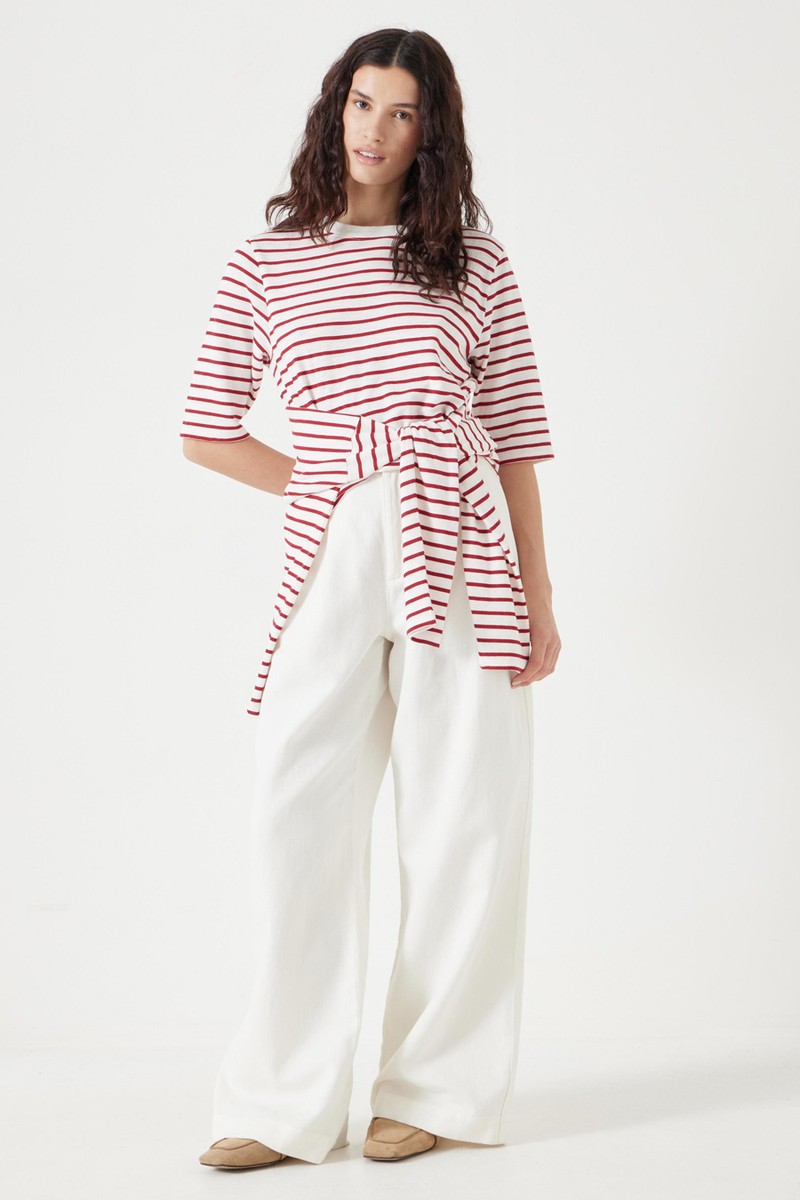 Sora Striped Relaxed T-Shirt
