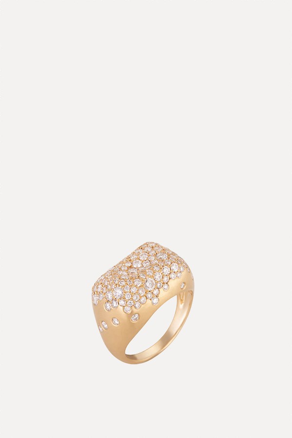 Baby Malak Original Ice Rectangle Ring