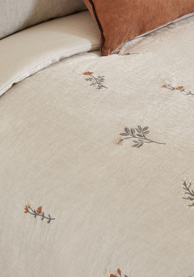 Embroidered Linen Quilt from Zara Home