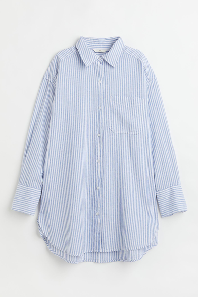 Oversized Linen-Blend Shirt from H&M