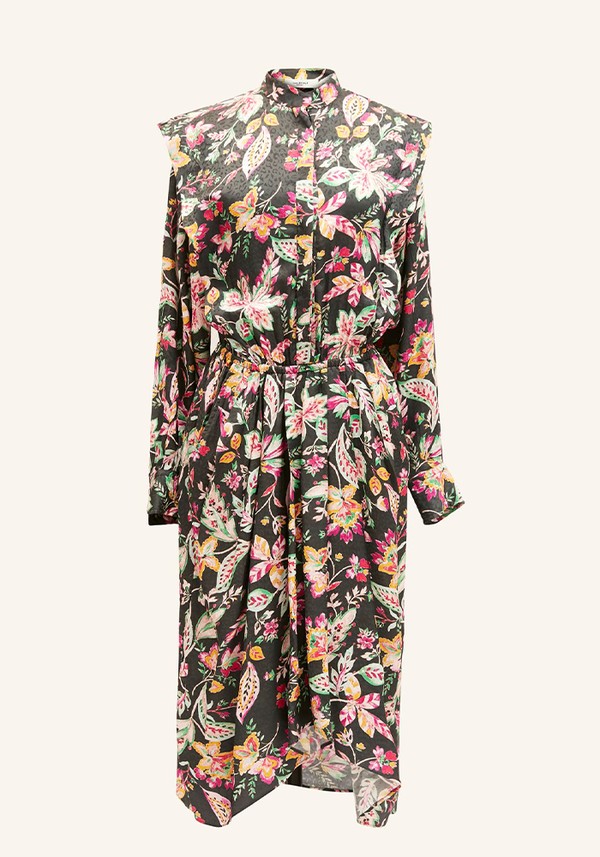 Okleya Floral-Printed Shirt Dress from Isabel Marant