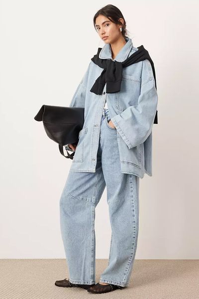 Oversized Mansy Denim Shacket from ASOS