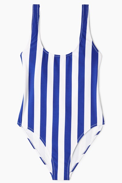 Striped Swimsuit from Mango