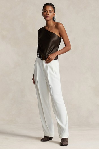 Satin One Shoulder Top 