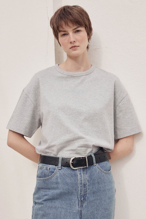Lena Classic Cotton Oversize T-Shirt