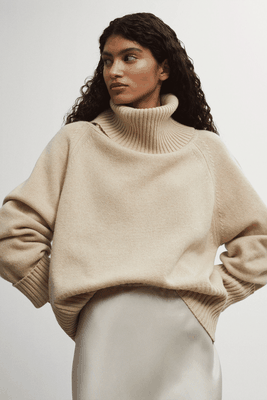 Boxy Turtleneck Jumper from Alter Made