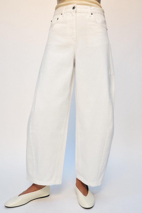 Ankle Balloon Mid-Waist Jeans