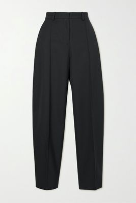 Pleated Woven Straight-Leg Pants from Totême