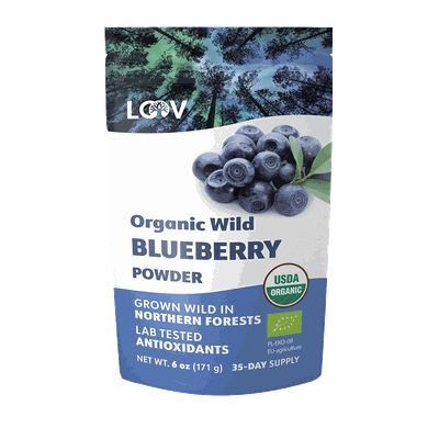 Freeze-Dried Organic Wild Blueberry Powder from Loov