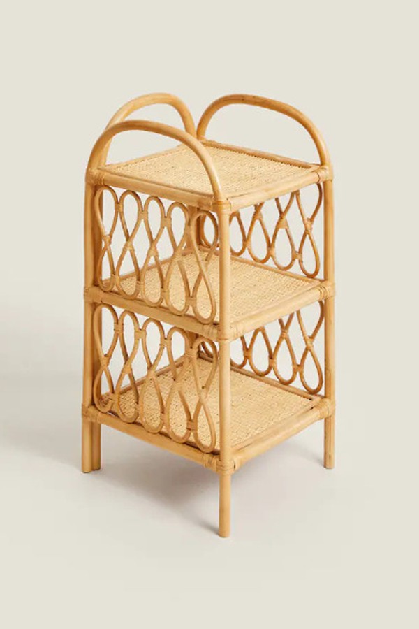 Rattan Bedside Table from Zara