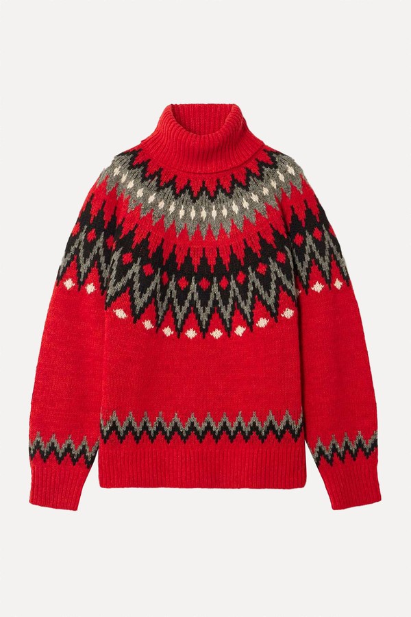 Fair Isle Wool-Blend Turtleneck Sweater from Polo Ralph Lauren