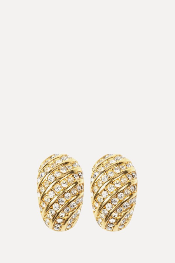 1980s Vintage Christian Dior Clip-On Earrings from Christian Dior