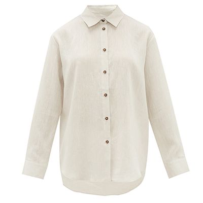 Milan Organic-Linen Shirt, £215 | Asceno