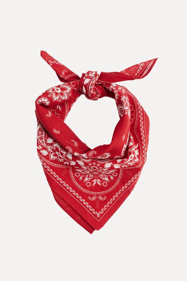 Patterned Cotton Scarf