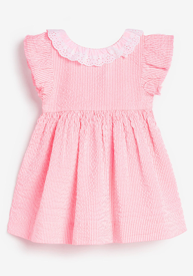 Lace Collar Stripe Dress (3mths-7yrs) from Next