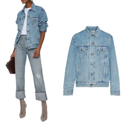 Distressed Denim Jacket from RE/DONE