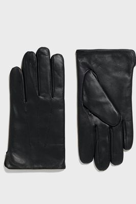 Leather Gloves With Thermowarmth