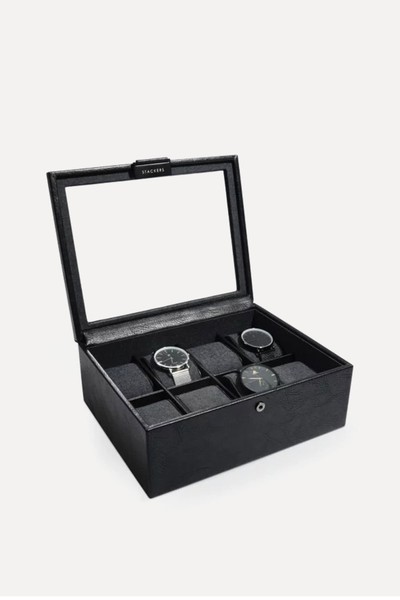 Glass 8 Watch Box from Stackers