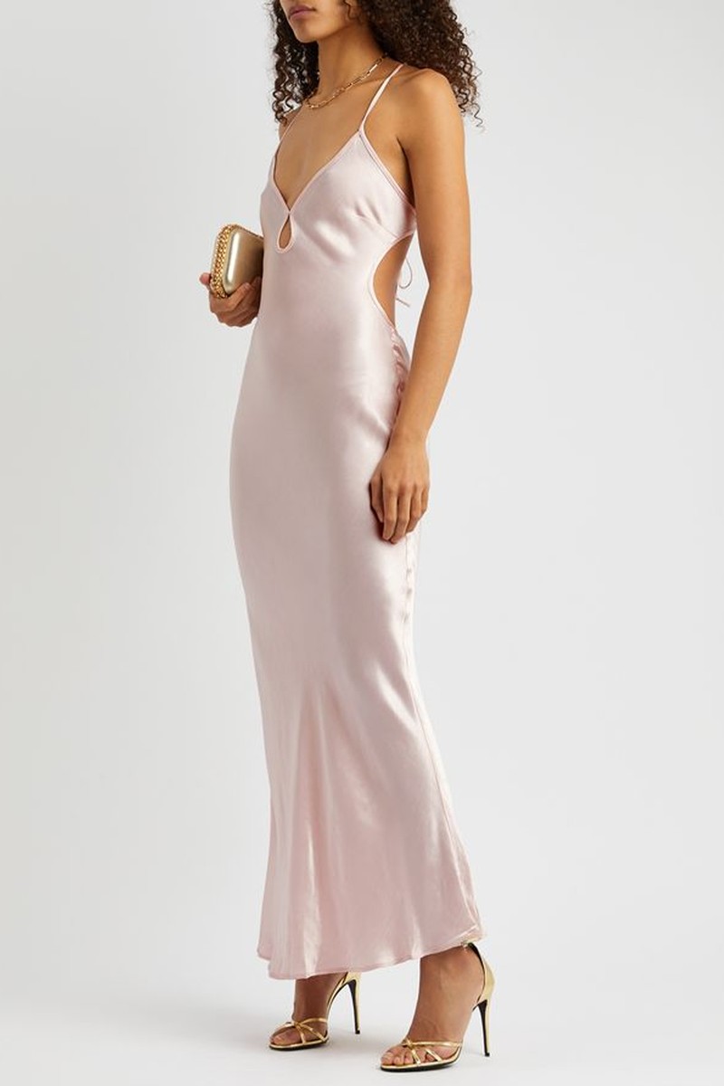 Cedar City Satin Maxi Dress from BEC & BRIDGE
