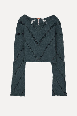 Hayley Open-Knit Cotton Jumper from Free People