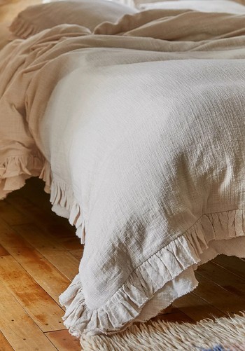 Cosy Gauze Duvet Cover With Reusable Fabric Bag