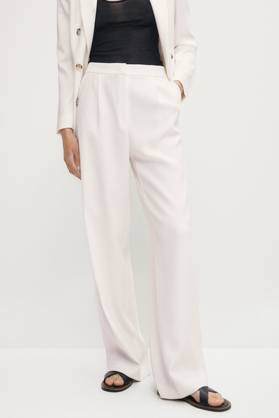 Straight-Fit Linen Trousers from Massimo Dutti