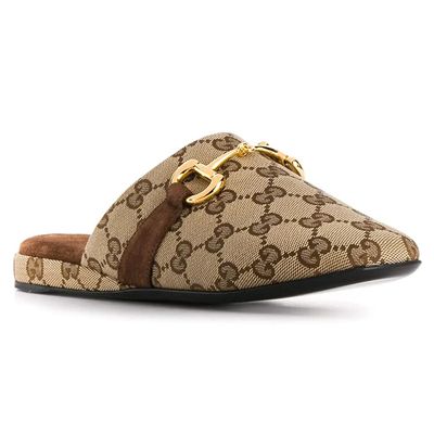Monogram Print Slippers from Gucci