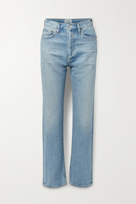 '90s Pinch Waist High-Rise Straight-Leg Organic Jeans from Agolde