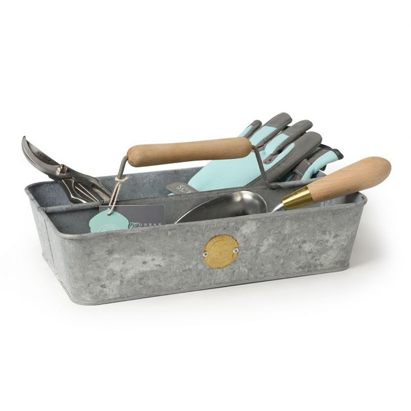 Galvanised Gardener's Tool Trug from Sophie Conran