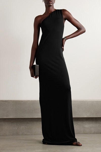 Raquel One-Shoulder Stretch-Jersey Maxi Dress from Nili Lotan