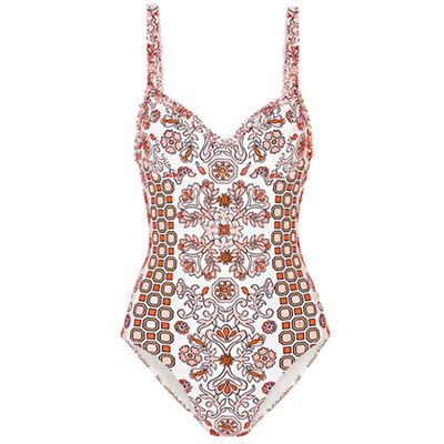 Hicks Garden Printed Underwired Swimsuit from Tory Burch