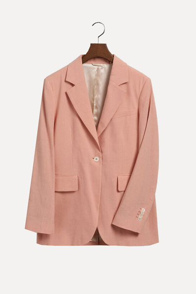 Regular Fit Stretch Linen Blazer   from Gant