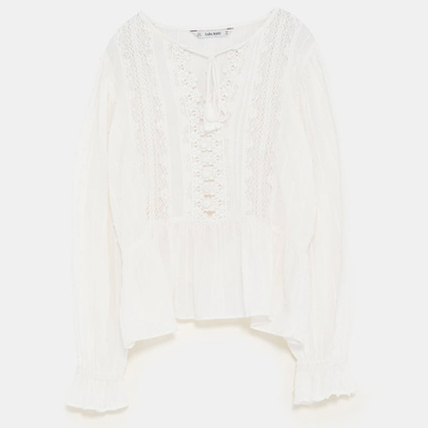 Dotted Mesh Top from Zara