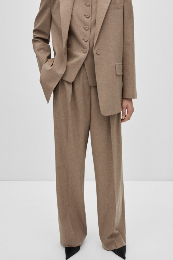 Wool Suit Trousers from Mango