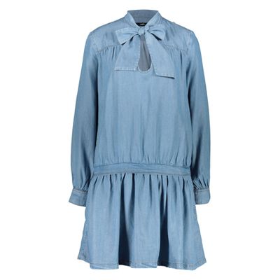 Blue Denim Shift Dress