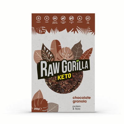 Keto Organic Chocolate Granola Breakfast from Raw Gorilla