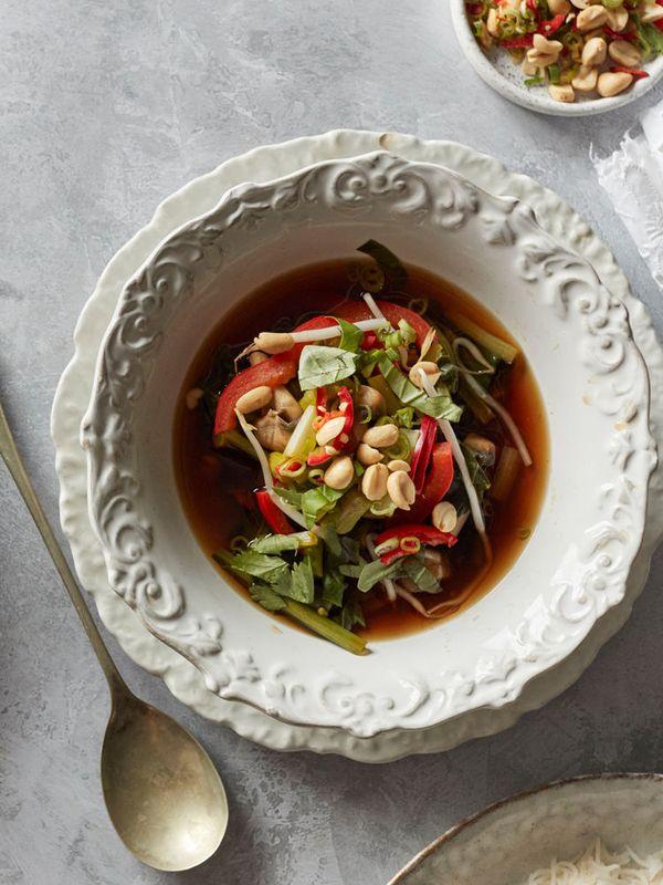 Asian-Style Mushroom & Vegetable Broth