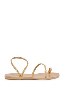 Eleftheria Sand Embellished Braided Leather Sandals from Ancient Greek Sandals