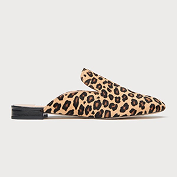 Erin Leopard Print Calf Hair Flats from L.K. Bennett