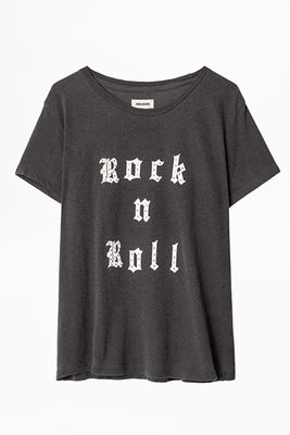Alys Rock & Roll Strass T-Shirt from Zadig & Voltaire