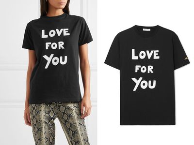 Printed Cotton-Jersey T-shirt from Bella Freud