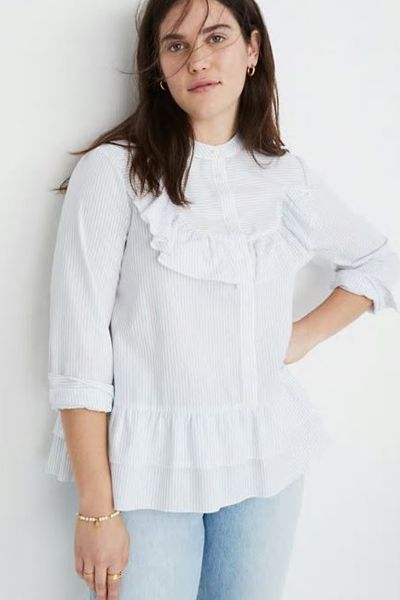 Madewell x Karen Walker Striped Annie Shirt