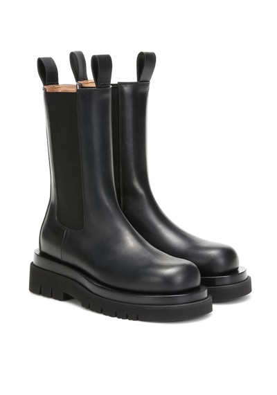 Black Chunky Boots from Bottega Veneta