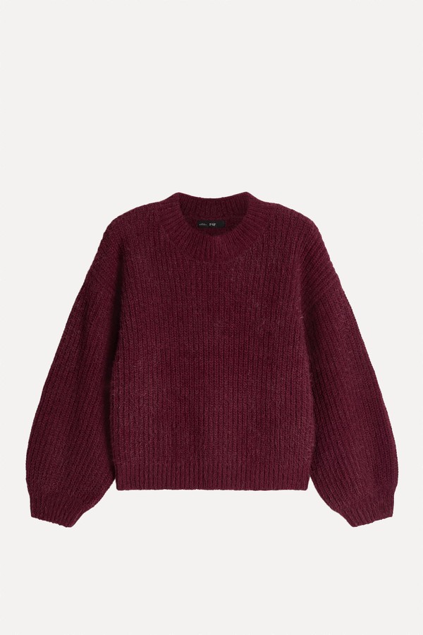 Chenille Ribbed Knit Jumper