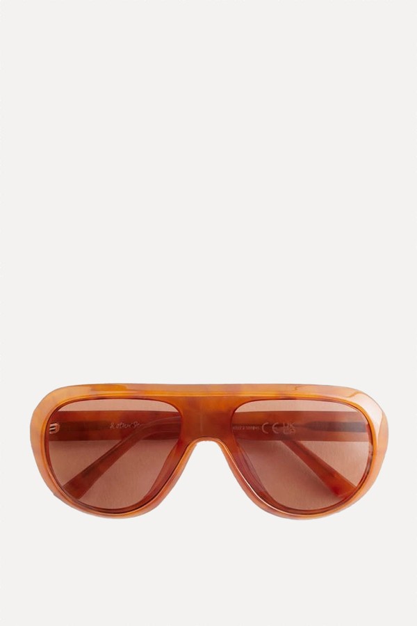 Chunky Aviator-Frame Sunglasses 