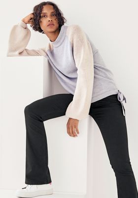 Contrast Volume Sleeve Jumper from Next / Mix