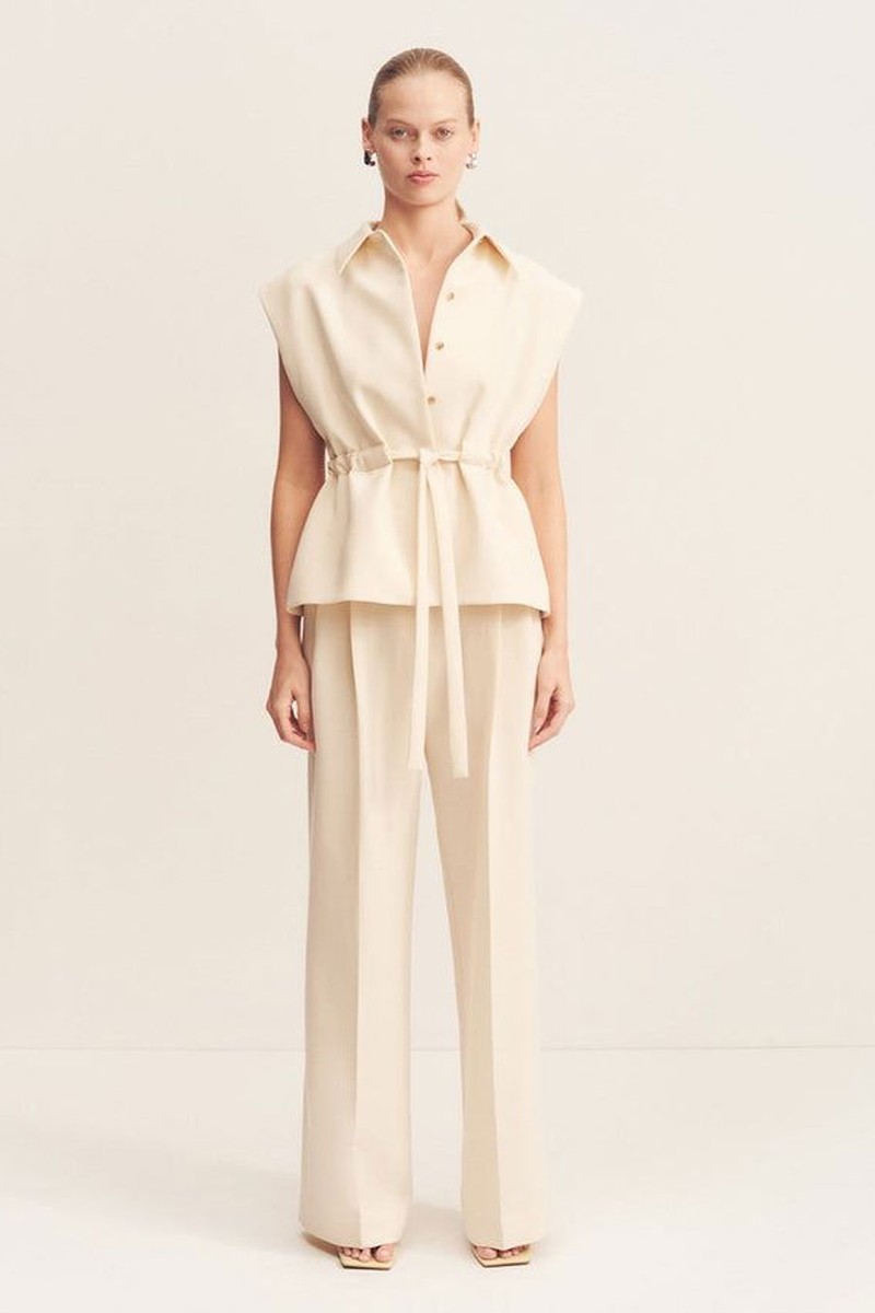 Irena Sleeveless Belted Vest from Shona Joy