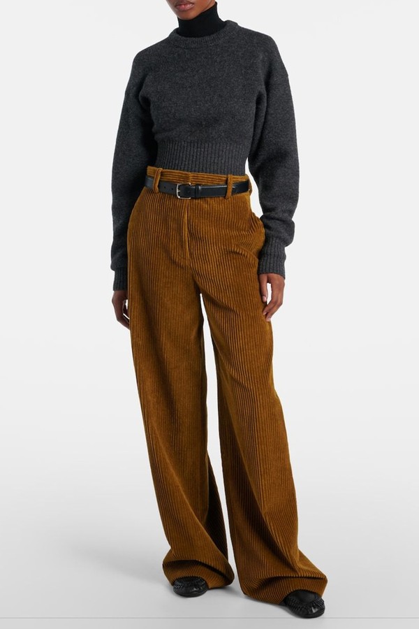 Cotton Corduroy Wide-Leg Pants from Proenza Schouler