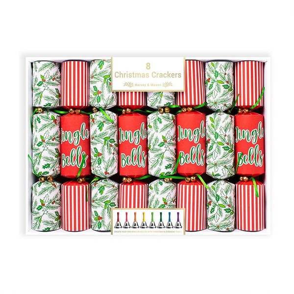 8 X 12" Jingle Bell Crackers from Harvey & Mason